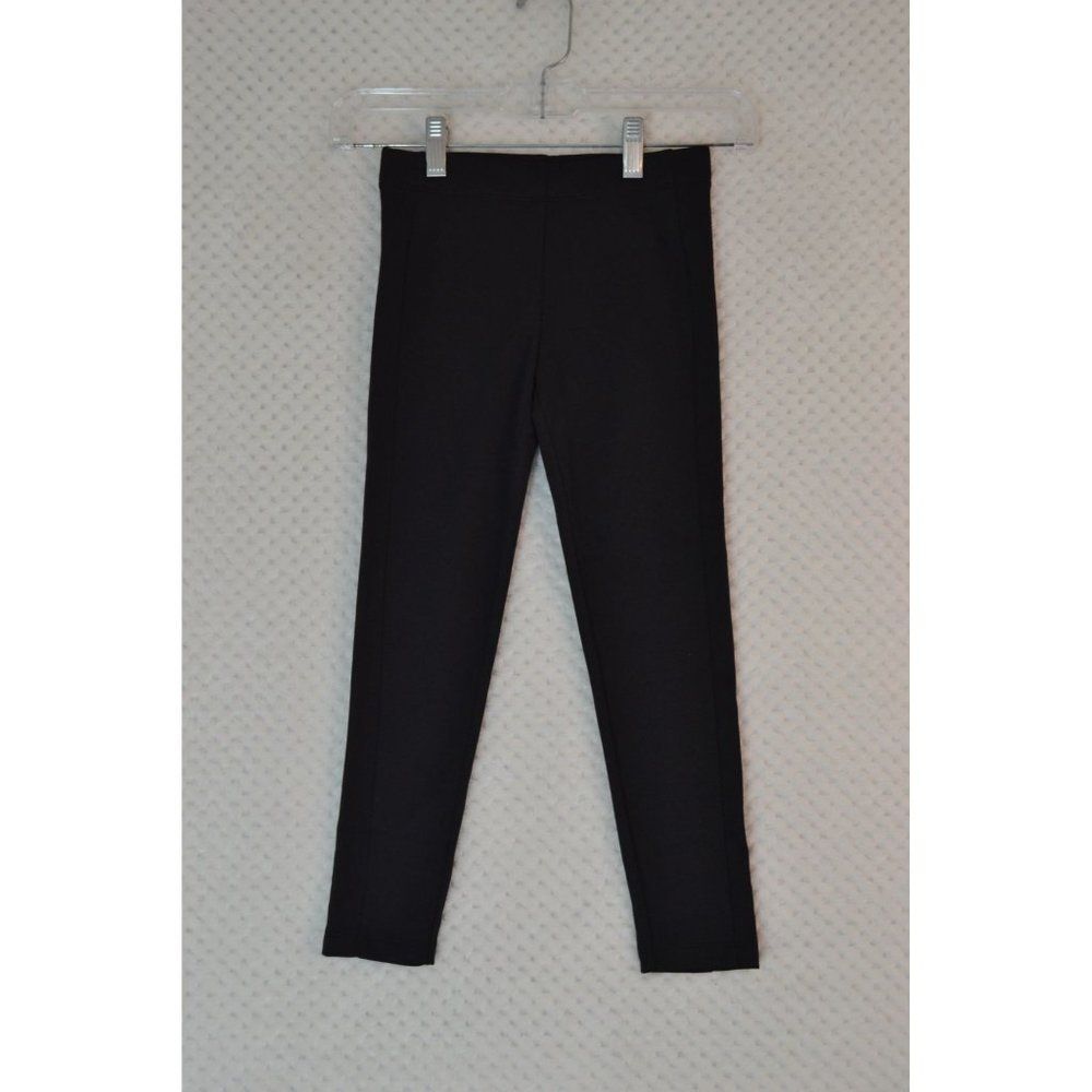 J Crew Girls Small 6-7 Crew Cuts Black Stretchy Leggings- *2 Pair*